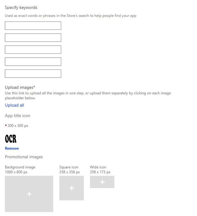 Specify keyword of new window app